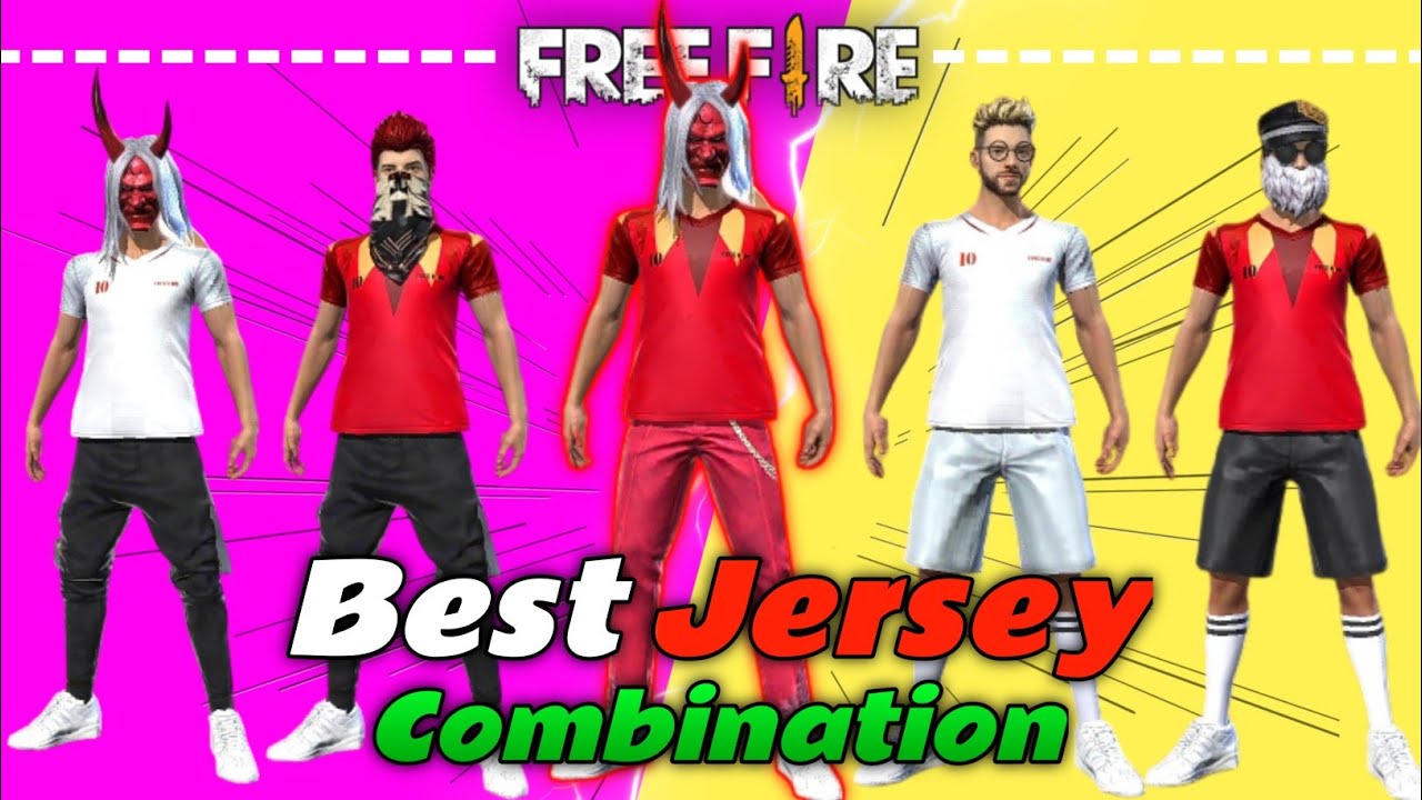 7 Pro Jersey Looks in Garena Free Fire Best Jersey Combination in