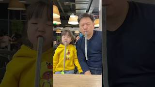 Dad will do everything for his daughter to win🥰😍 LeoNata family😀😀#shorts#funny#viral