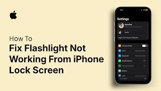 How to Fix Flashlight Not Working From iPhone Lock Screen