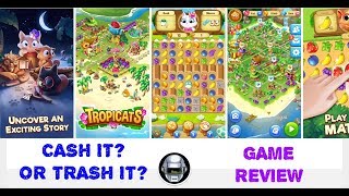 Tropicats (mobile) match 3 game review - Cash it? Or Trash it? screenshot 4