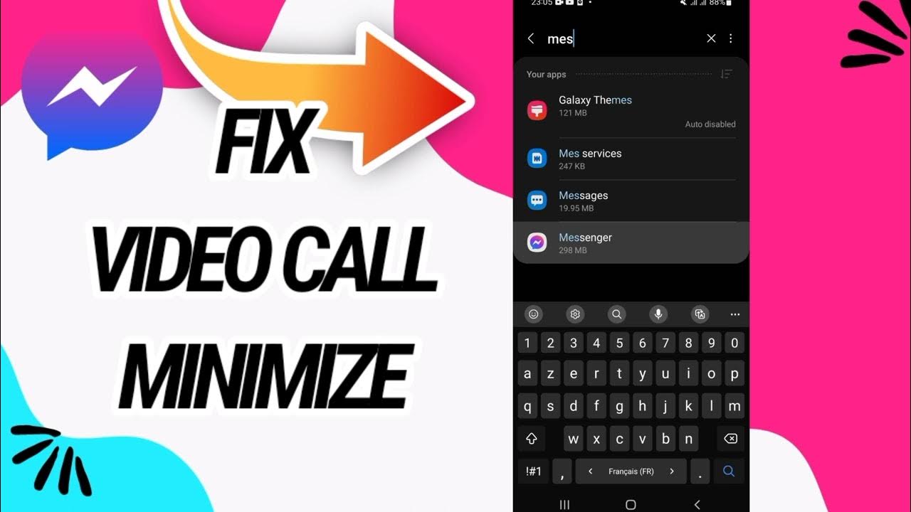 How To Fix And Solve Video Call Minimize On Messenger App YouTube