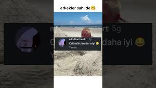 Erkekler Sahilde Firavun Olurken