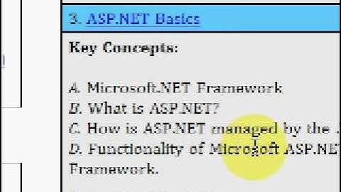 ASP.NET Soup 3 ASP.NET Basics