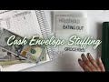 600 money breakdown  cash envelope stuffing  paycheck 3