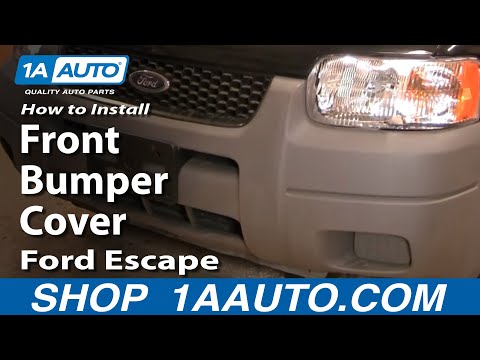 How To Replace Front Bumper Cover 01-07 Ford Escape