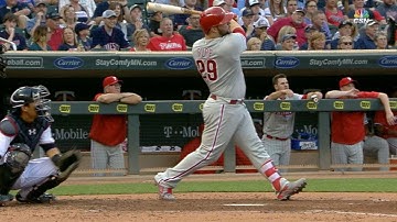 PHI@MIN: Joseph, Rupp blast back-to-back homers