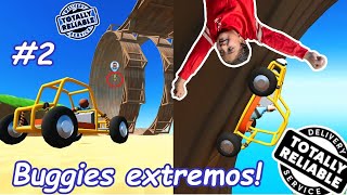 Manejamos BUGGIES EXTREMOS! | Repartidores Locos Capítulo 2 | Juegos Esteban Raptor