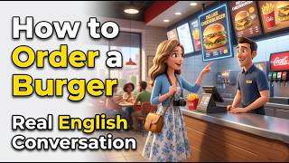 How to Order Burger in English Real-Life Conversation