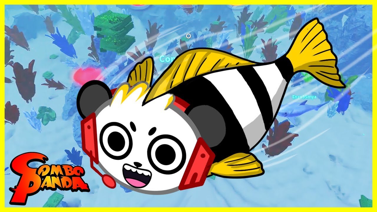 Roblox Fish Simulator Just Keep Swimming Let S Play With Combo Panda Youtube - lets test on some humans robloxro bio breakout 2