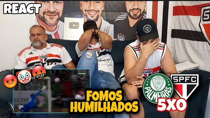 REACT PALMEIRAS 5X0 SÃO PAULO - HUMILHAÇÃO! FOMOS ATROPELADOS NO ALLIANZ