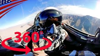 すごい迫力戦闘機の360度コックピット映像360度動画 - Amazing 360 Pit View Fighter Jet Flying 360 Video