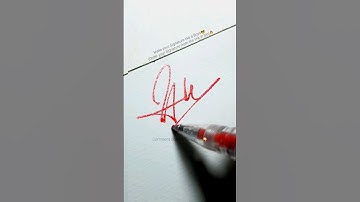 Creating Signature, but in 5 sec! Satisfying! #art  #calligraphy  #satisfying  #signature