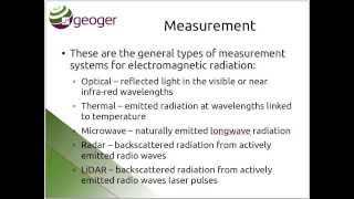 A 5 minute guide to remote sensing