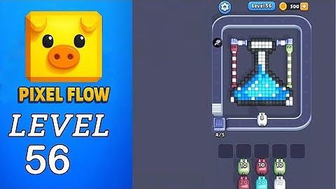 Pixel Flow Level 56 Walkthrough