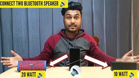 How To Connect 2 Bluetooth Speakers With 1 Mobile Phone  // dual audio feature