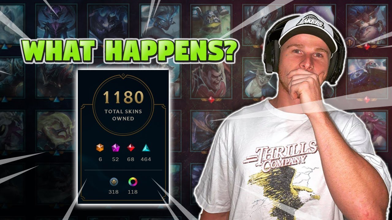 What happens when you reroll skin shards after you own all the skins in