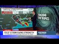 Tropical Storm Edouard strengthens as it closes in on landfall in Louisiana, Texas