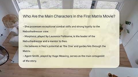 Who Are the Main Characters in the First Matrix Movie? - The SciFi Reel