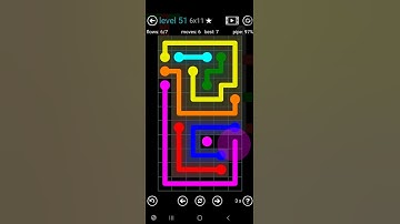 How To Solve Flow Free Tower Pack Level 51 6x11 Board Walk Through Solution Walkthrough