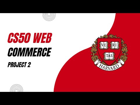 CS50 Web Project 2 || Commerce