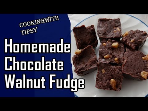 Homemade Chocolate Walnut Fudge recipe