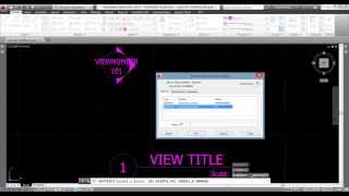 Sheet set; dynamic Block setup