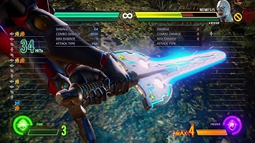 MARVEL VS. CAPCOM: INFINITE Double Instant Overhead against Big Bodies