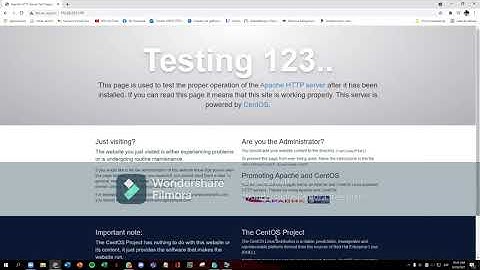 Instalación y pruebas del servicio httpd (Apache) y de PHP