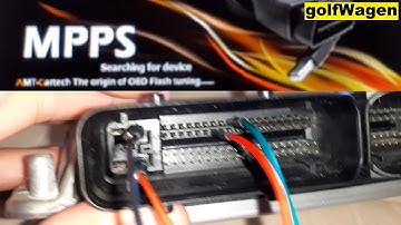 MPPS Flash Ecu Tricore cable connect