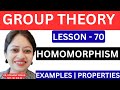 Homomorphism in Group Theory: Examples and Explanation