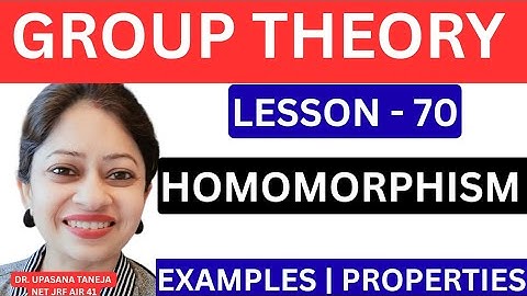 Abstract Algebra: Homomorphism 🔹 Concept + Step-by-Step Examples (IIT JAM / CSIR NET / B.Sc)