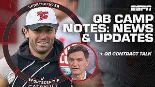 QB Camp Notes 📝 Caleb Williams, Fernando Mendoza, Bo Nix & Michael Penix Jr. | SportsCenter