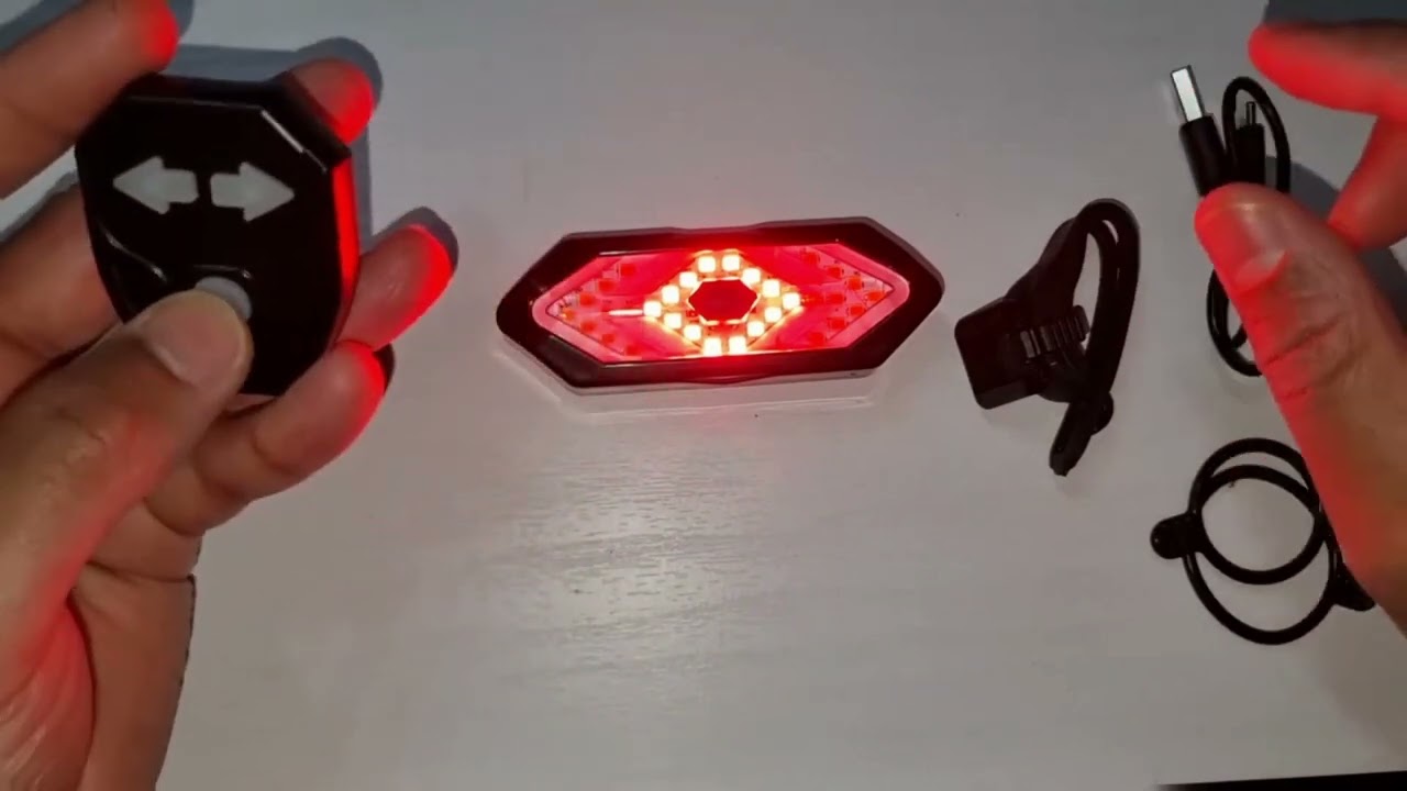 Posugear Luci Bicicletta LED Accessori, Luce Bici Ricaricabili USB