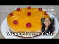 Cheesecake  orange cheesecake  no bake orange cheesecake  eggless recipe  aapla aswad recipe