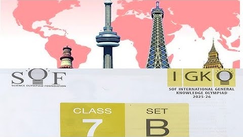 #IGKO / CLASS-7 /08 OCTOBER 2025 / EXAM /PAPER /EXPLANATION 