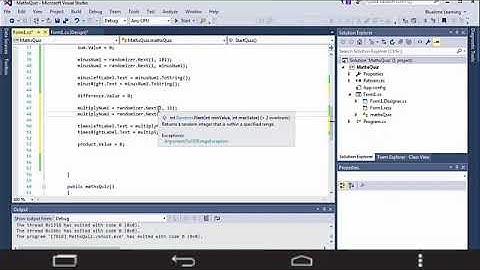 Build a Math Quiz App from scratch | Generate Random multiplication Problems | Part 16 | 2020
