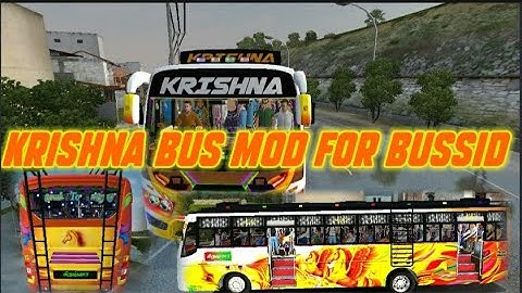 KRISHNA BUS MOD FOR BUSSID NEW ETS 2 graphics