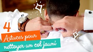 4 astuces pour nettoyer un col de chemise jauni