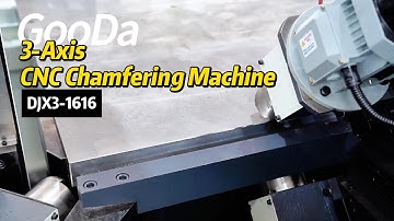 GooDa DJX3-1616 for Heavy-Duty Chamfering – 3 Edges, 1 Pass, Zero Hassle #chamfering #chamfer #cnc
