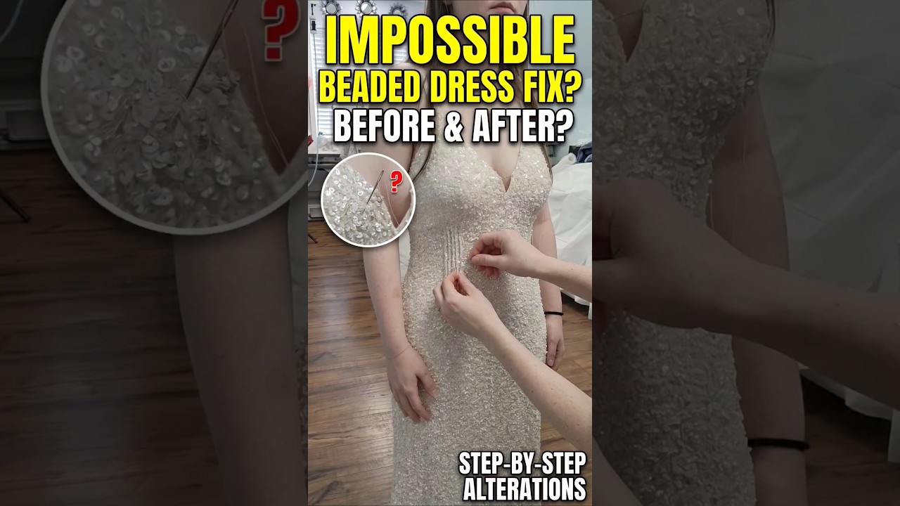 Beaded dress? Here is a solution #beginners #sewingtutorial #diy