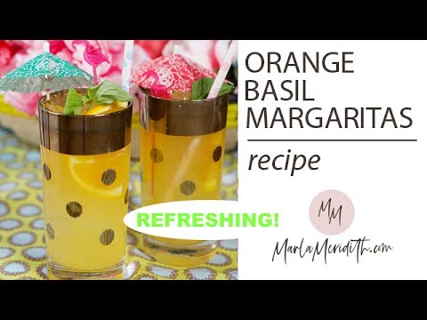 Orange Basil Margaritas recipe Orange Basil Margaritas recipe