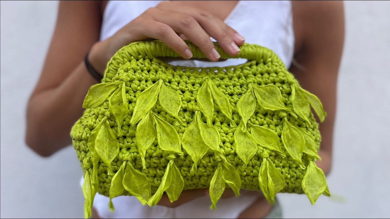 BOLSO DE CROCHET CON BOQUILLA