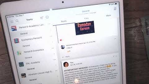 How Do I Find My Assignments in Microsoft Teams for an IPAD?