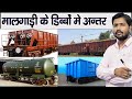 मालगाड़ी ट्रेन में अंतर | Types of Goods Wagon | Shunting in Hindi