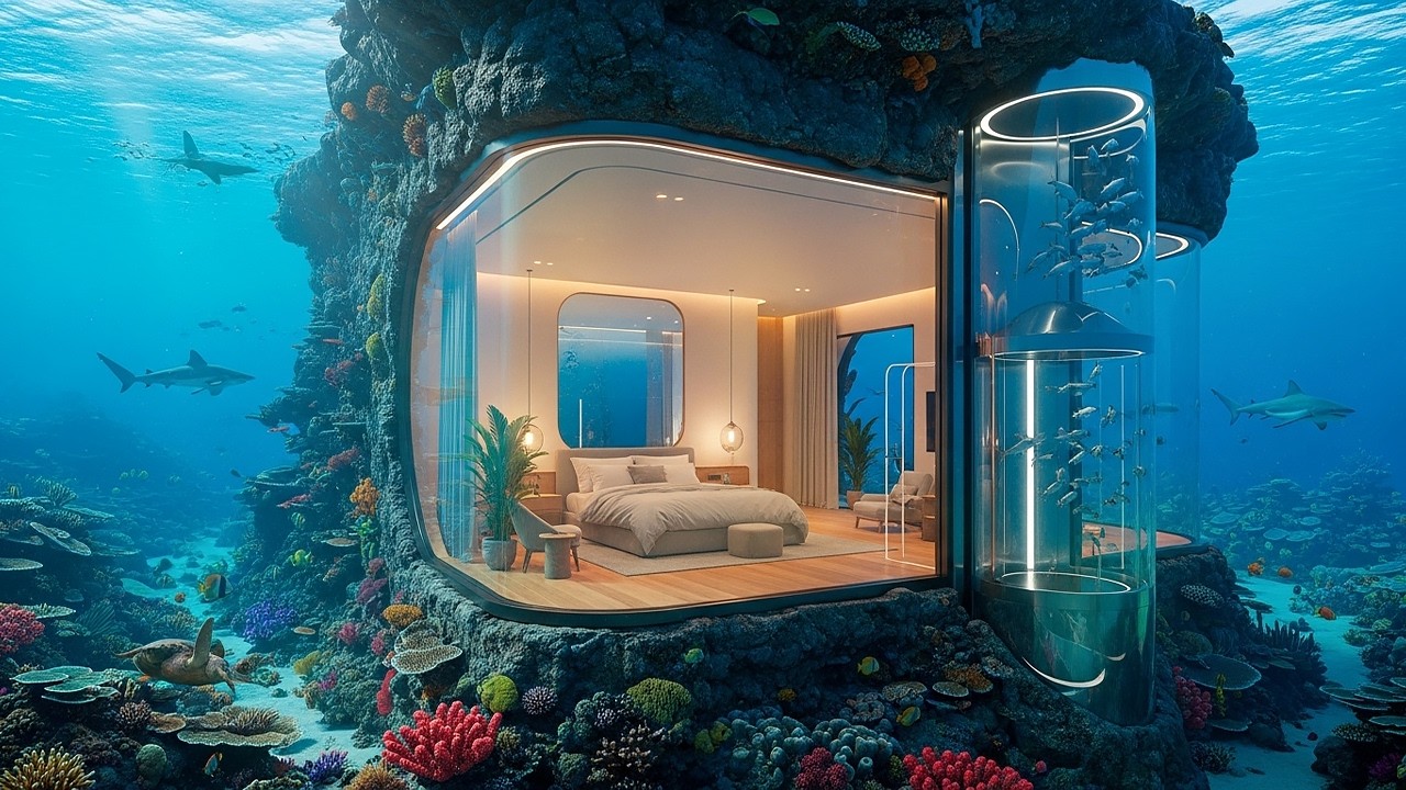 Building a $989,000,000 Secret US Military Underwater Stone House (Step-by-Step ASMR)