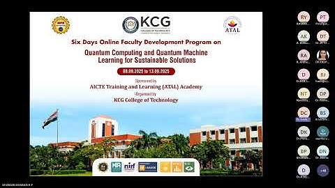 ATAL AICTE Quantum FDP Inauguration and session