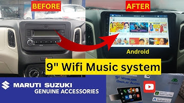 Maruti Suzuki 9 inch Android System |wagon r android system installation |android screen for wagon r