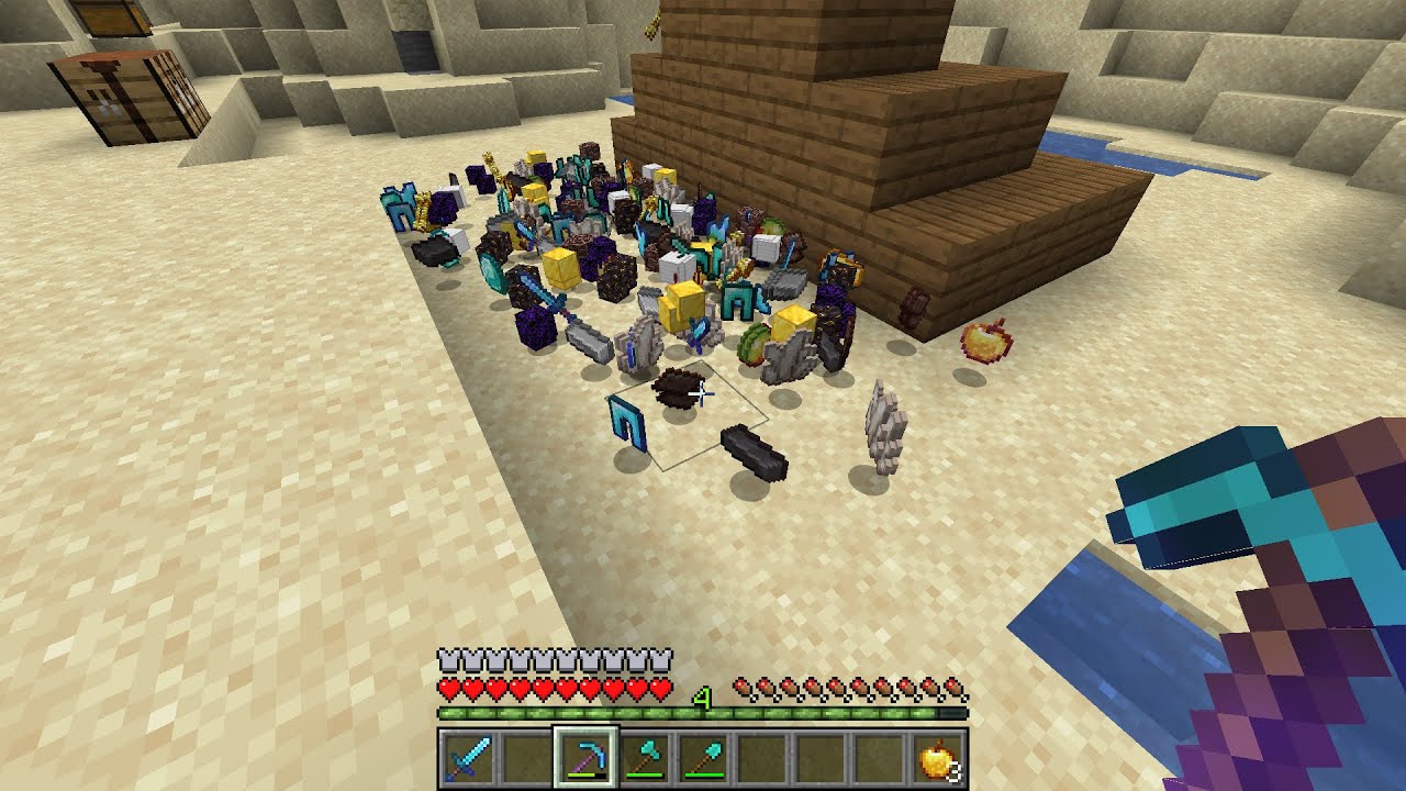 Minecraft But Random Loot #1 - YouTube