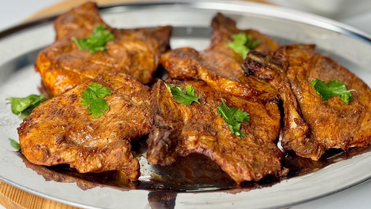 côte de Porc au Four :cuisson facile,marinade unique,résultat;une