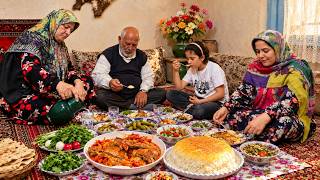 IRAN Daily Village Life | Delicious Chicken Thighs & Homemade Pickles 🍗🥒🌿